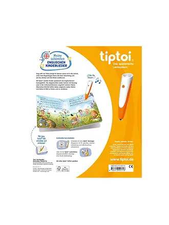 RAVENSBURGER | TIPTOI Libros de canciones - Mis mejores canciones infantiles en inglés | 